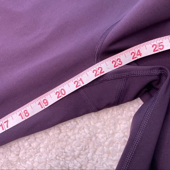 Nude Tech Dark Purple Capri Soft Leggings M - Picture 9 of 9
